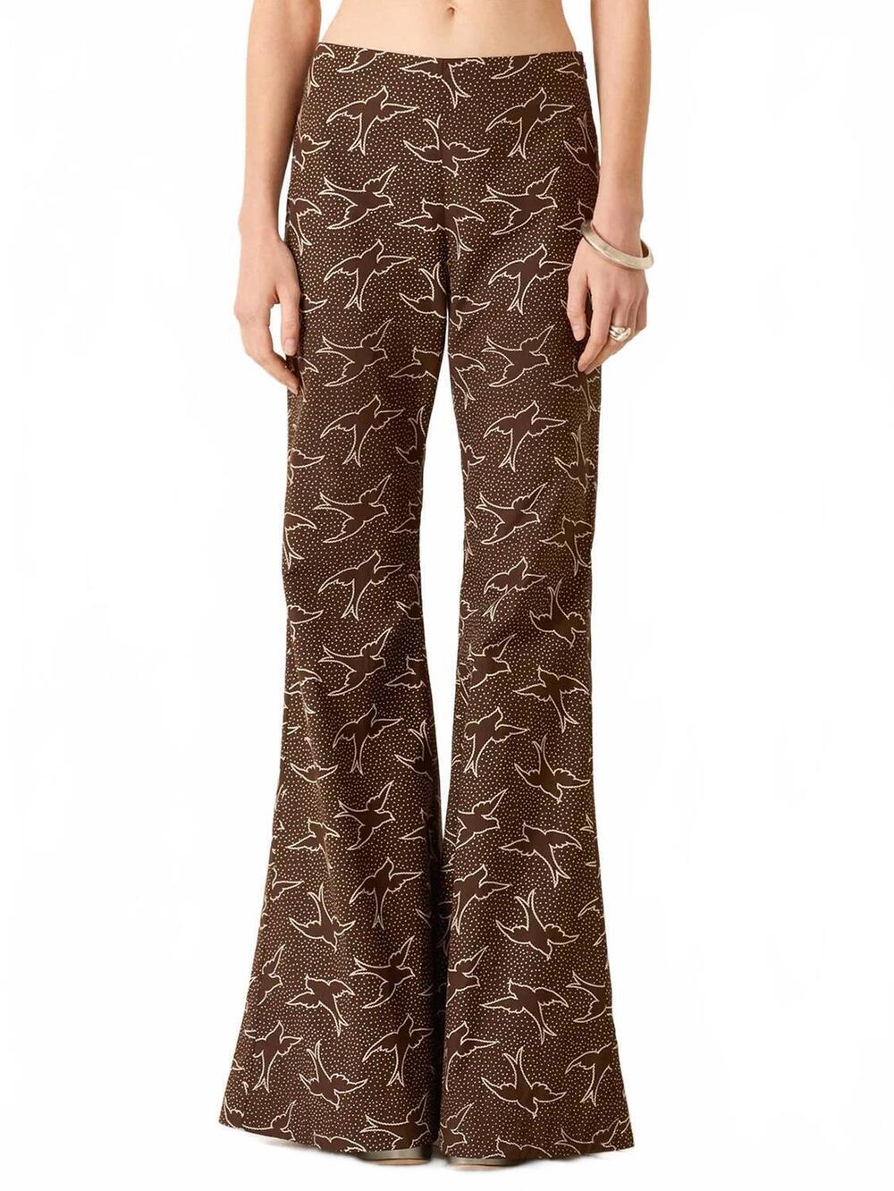 NEW ALIX OF BOHEMIA farah swallow pant in clove brown